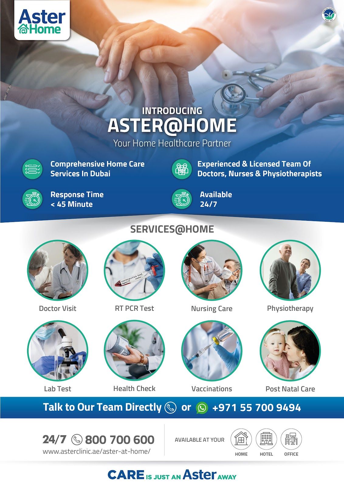 ASTER HOMECARE BR OF DM Healthcare LLC Al Suq Al Kabeer Dubai